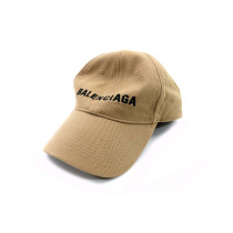 Balenciaga Taupe Cotton Hat