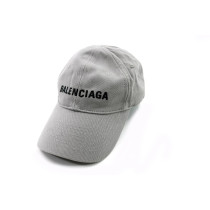 Balenciaga Casquette Coton Gris