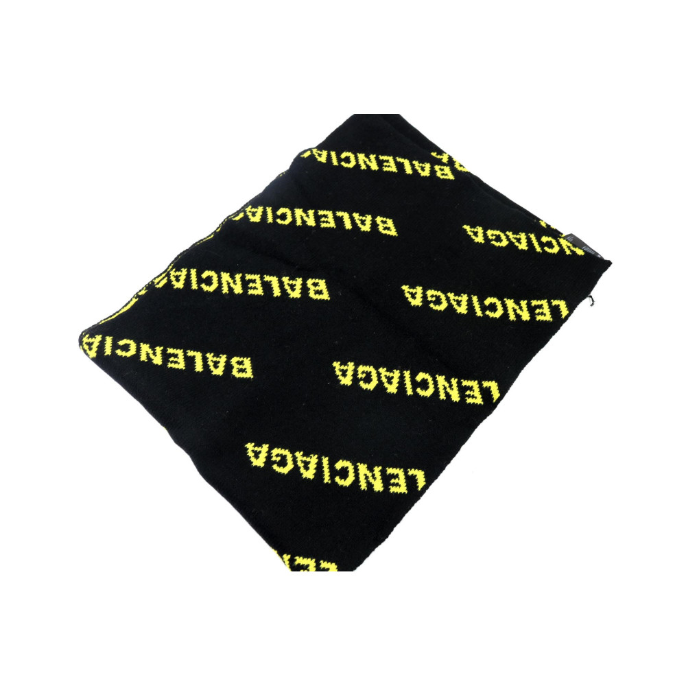 Balenciaga Sciarpa Lana Nera