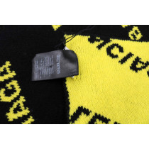 Balenciaga Black Wool Scarf