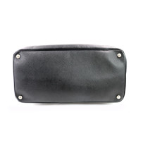 Prada Black Leather Shopping Bag