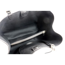 Gucci Shopping Emblem Black Leather