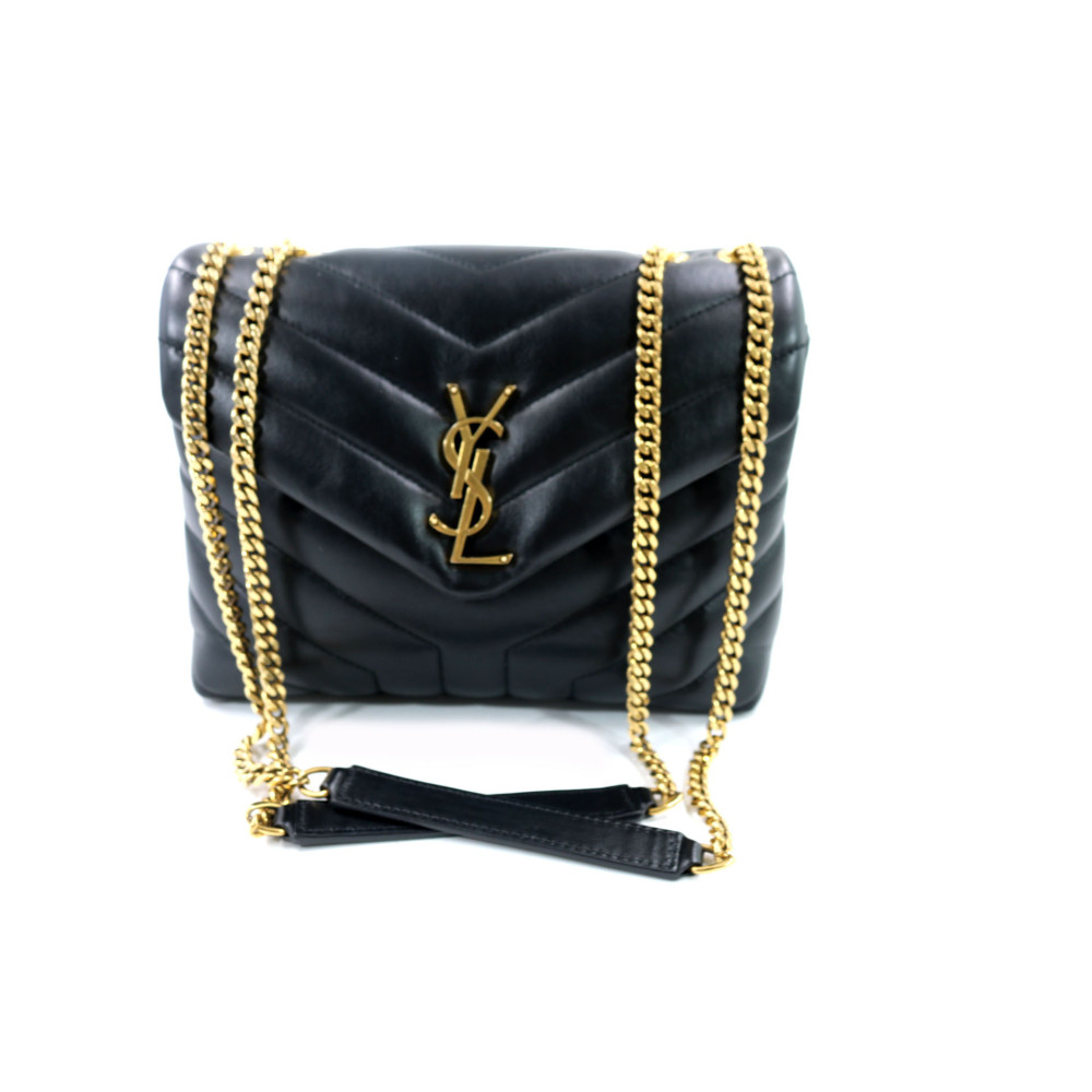 Saint Laurent Lou Lou Cuir Noir