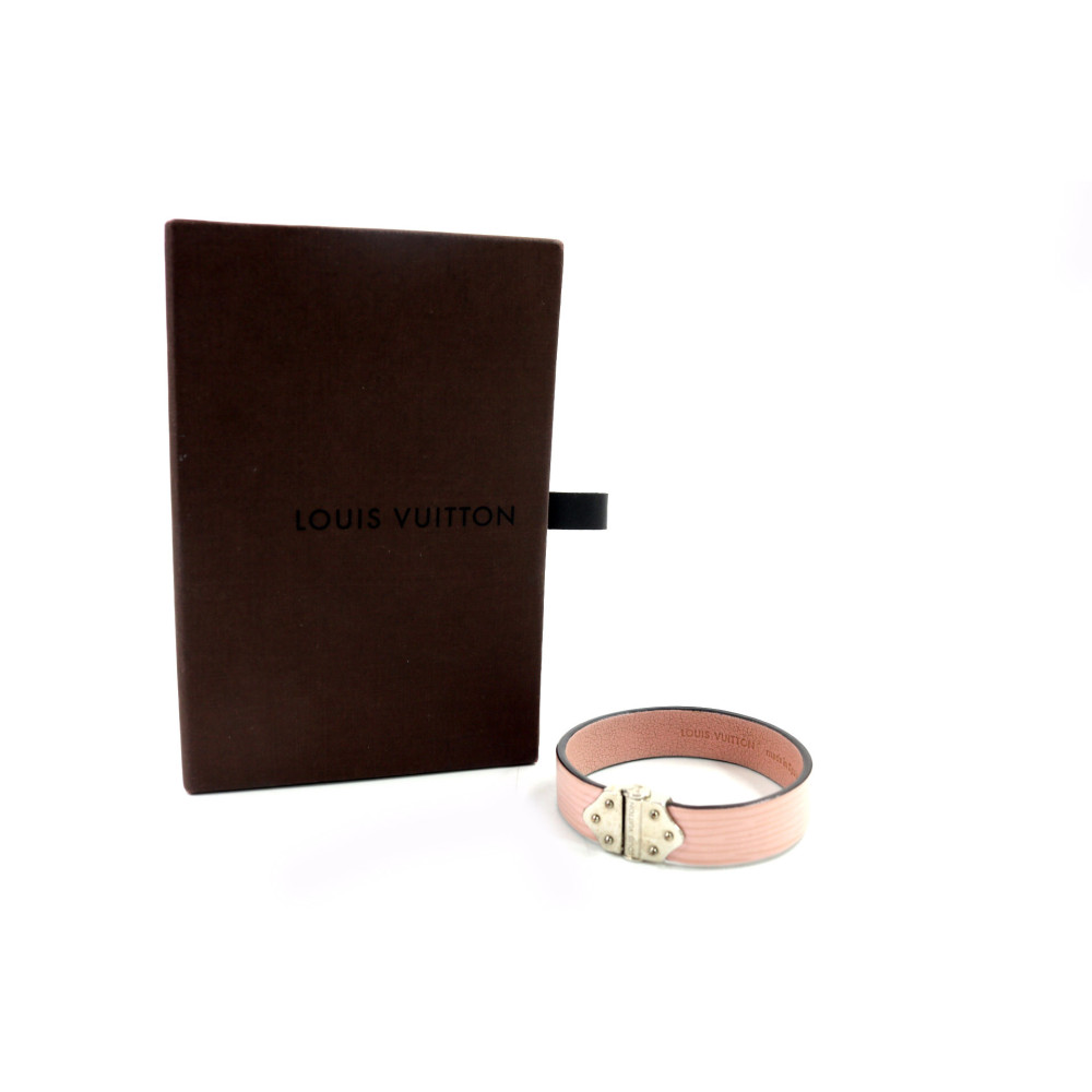 Bracelet en Cuir Lilas Louis Vuitton