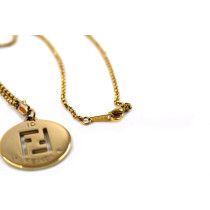 Fendi Halskette Goldmetall