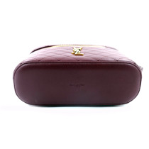 Saint Laurent Gaby Vanity Grande Pelle d'Agnello Bordeaux