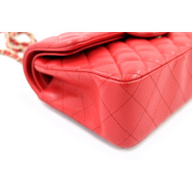 Chanel Timeless Pelle Caviar Rossa