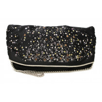 Dolce & Gabbana Black Satin Clutch
