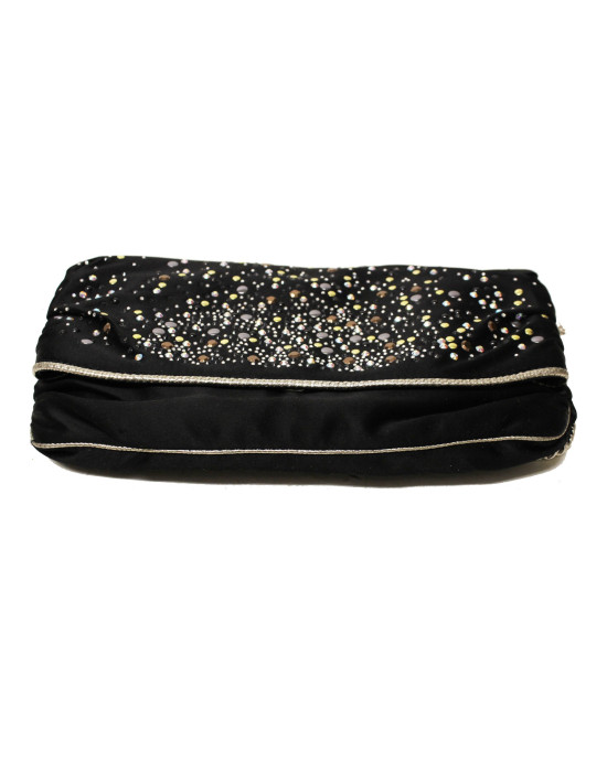 Dolce & Gabbana Black Satin Clutch