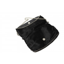 Dolce & Gabbana Schwarze Satin Clutch