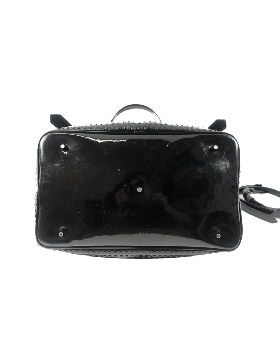 Burberry Shoppingtasche Lack Schwarz