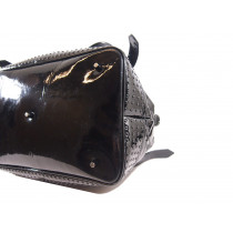 Burberry Shoppingtasche Lack Schwarz