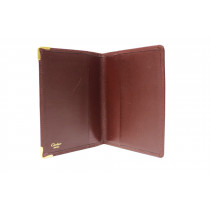 Cartier Bordeaux Leather Document Holder