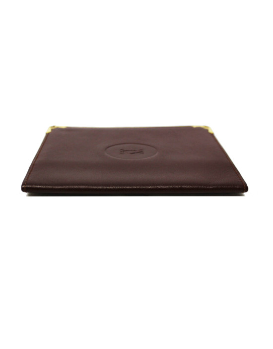Cartier Bordeaux Leather Document Holder