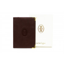 Cartier Bordeaux Leather Document Holder