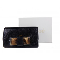 끌로에 블랙 가죽 키홀더