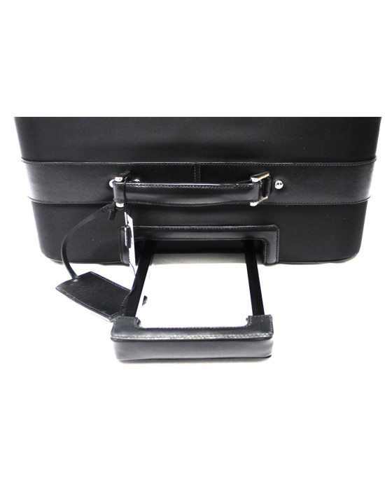 Prada Trolley Stoff Schwarz