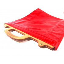 Louis Vuitton San Plat Vernis Rouge