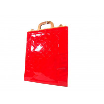 Louis Vuitton San Plat Vernis Rouge