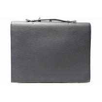 Hermes Blue Leather Briefcase