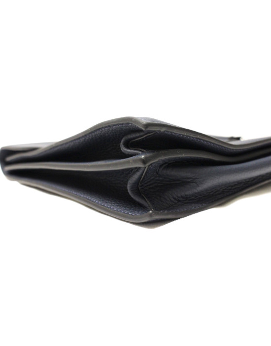 Hermes Aktentasche aus Blauem Leder