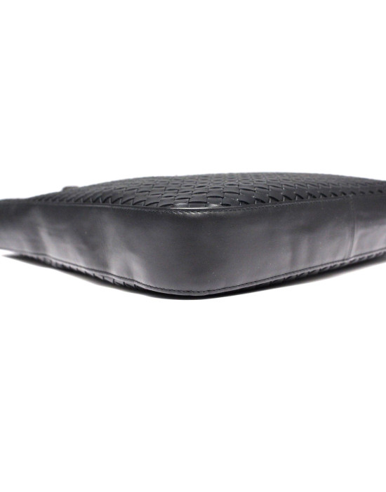 Bottega Veneta Black Leather Shopping Bag