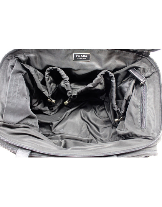 Prada Beauty Case Tela Vela Nero