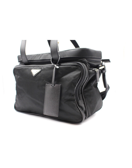 Prada Trousse de Toilette Toile Vela Noire