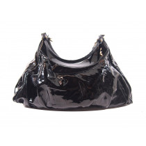 Gucci Abbey Vernis Schwarz