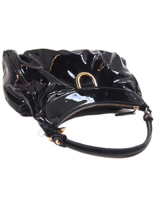 Gucci Abbey Vernis Schwarz